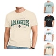 thumbnail image 1 of Los Angeles Graphic Tees for Men 2026 Summer Casual Short Sleeve Crewneck West Coast T Shirts Streetwear, 1 of 5
