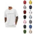 thumbnail image 1 of Los Angeles Graphic Tees for Men Summer Casual Fashion Short Sleeve Crewneck Relaxed Fit Tshirts Streetwear, 1 of 5