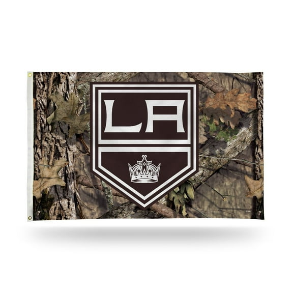 Los Angeles Hockey Kings Indoor Outdoor Camo Look 3x5 Banner Flag