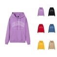 thumbnail image 1 of Los Angeles Hoodie 2025 Y2K Casual Hoodies with Pockets Streetwear Hooded Sweatshirt Hoodie Women Pullover, 1 of 4