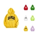 thumbnail image 1 of Los Angeles Hoodie Sweatshirts for Women Fall Winter Long Sleeve Hooded Sweatshirt with Pockets Pullover Tops, 1 of 4