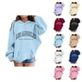 thumbnail image 1 of Los Angeles Hoodies for Kids Boys Girls Long Sleeve Casual Graphic Hooded Sweatshirt with Pockets Pullover Tops, 1 of 5