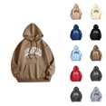 thumbnail image 1 of Los Angeles Hoodies for Women 2025 Fall Winter Y2K Graphic Hoodie with Pockets Hooded Sweatshirt Pullover Tops, 1 of 5