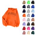 thumbnail image 1 of Los Angeles Hoodies for Women 2025 Long Sleeve Zip Up Y2K Graphic Hoodie with Pockets Hooded Sweatshirt Women Jacket, 1 of 3