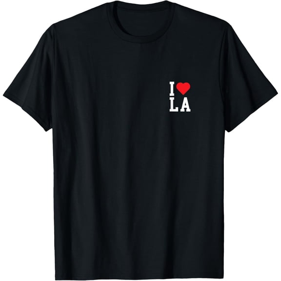 Los Angeles - I Love LA - Throwback Design - Classic T-Shirt men and women can wear, black, white, gifts