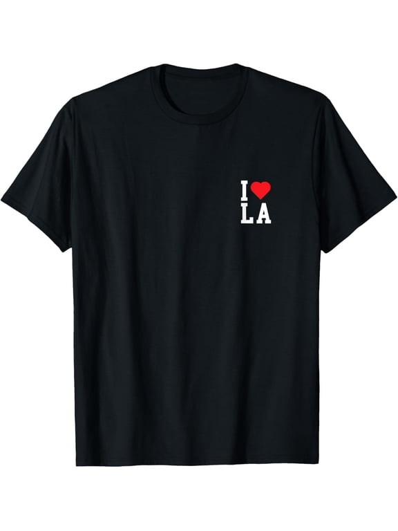 Los Angeles - I Love LA - Throwback Design - Classic T-Shirt men and women can wear, black, white, gifts