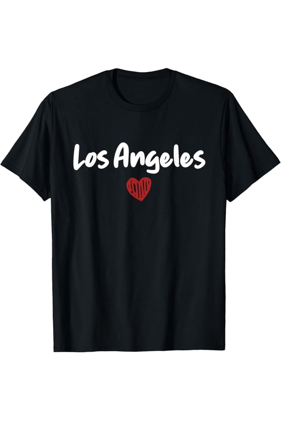 Los Angeles - I Love LA - Throwback Design - Classic T-Shirt men and women can wear, black, white, gifts