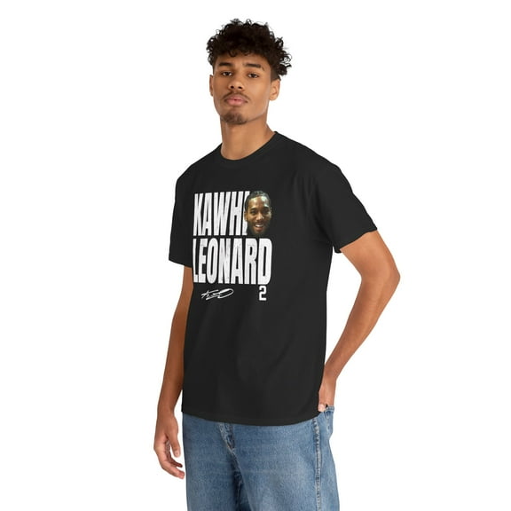 Los Angeles Kawhi Leonard #2 cartoon Basketball fans gift Unisex Cotton Tee