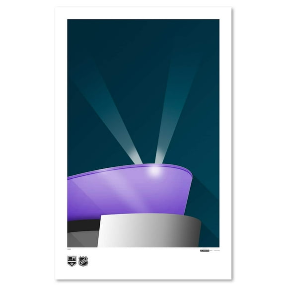 Los Angeles Kings 11'' x 17'' Minimalist STAPLES Center Art Poster