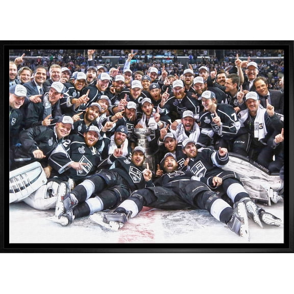 Los Angeles Kings 20x29 Framed Canvas 2014 Stanley Cup