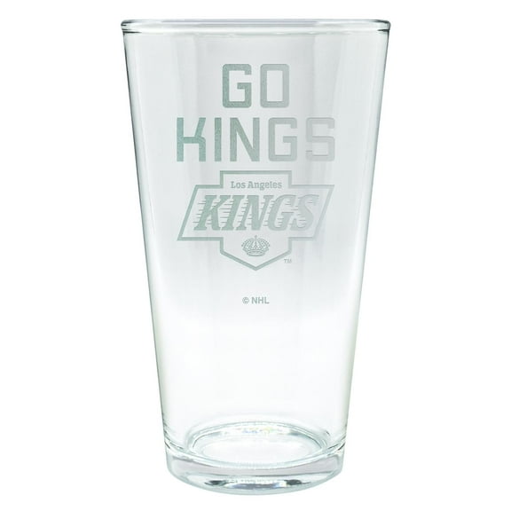 Los Angeles Kings Etched 16oz. Rally Cry Pint Glass