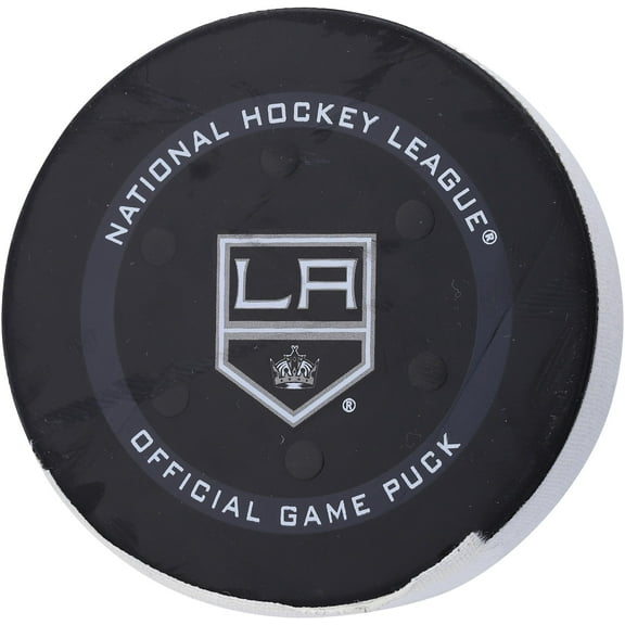 Los Angeles Kings Game-Used Puck vs. Vancouver Canucks on December 30, 2021 - Fanatics Authentic Certified