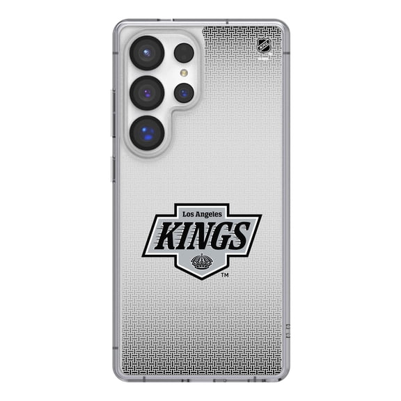 Los Angeles Kings Linen Logo Galaxy Clear Case