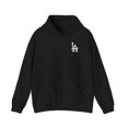thumbnail image 1 of Los Angeles L.A City Logo LA Script Baseball Unisex Hoodie Sweatshirt - 2XL / Black, 1 of 5