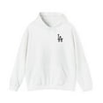 thumbnail image 1 of Los Angeles L.A City Logo LA Script Baseball Unisex Hoodie Sweatshirt - S / White, 1 of 5