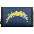 thumbnail image 1 of Los Angeles LA Chargers NFL Nylon Trifold Wallet, 1 of 2