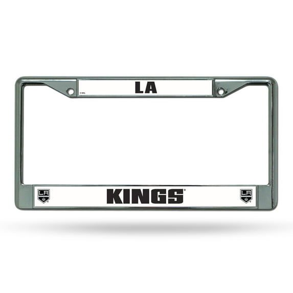 Los Angeles Hockey King's Chrome Metal License Plate Frame