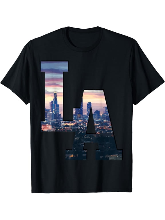 Los Angeles LA Skyline Vintage California LA T-Shirt
