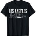 thumbnail image 1 of Los Angeles LA Skyline Vintage California T-Shirt, 1 of 3