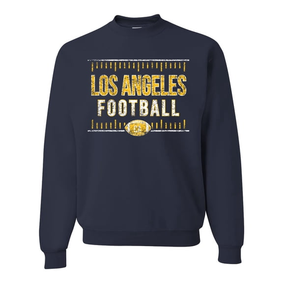 Los Angeles LAC Hometown City Football Fan Pride Sports Unisex Crewneck Graphic Sweatshirt, Navy, Large