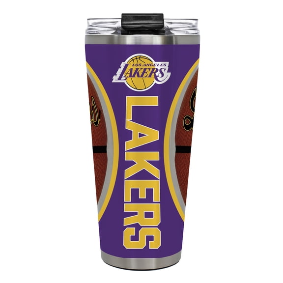 Los Angeles Lakers 32oz. Big Slim Game Ball Travel Tumbler