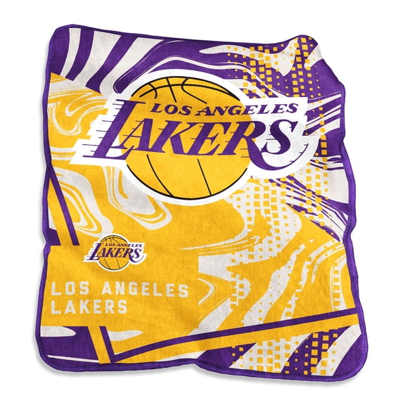 Los Angeles Lakers 50" x 60" Swirl Raschel Throw Blanket