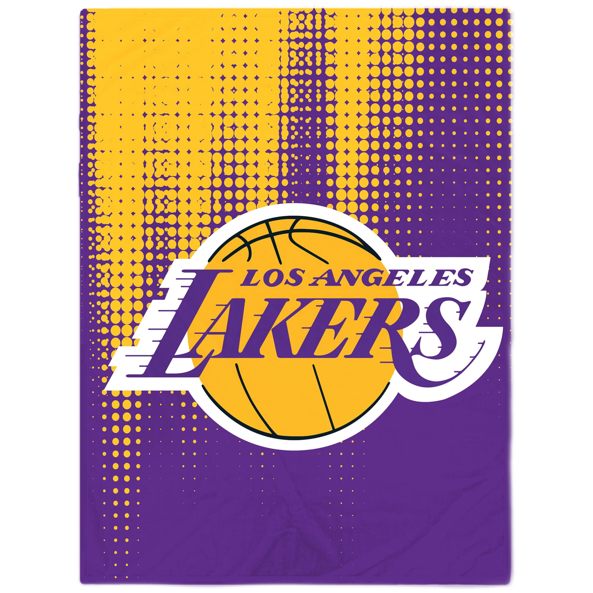 Los Angeles Lakers 60'' x 80'' Half Tone Drip Flannel Fleece Blanket