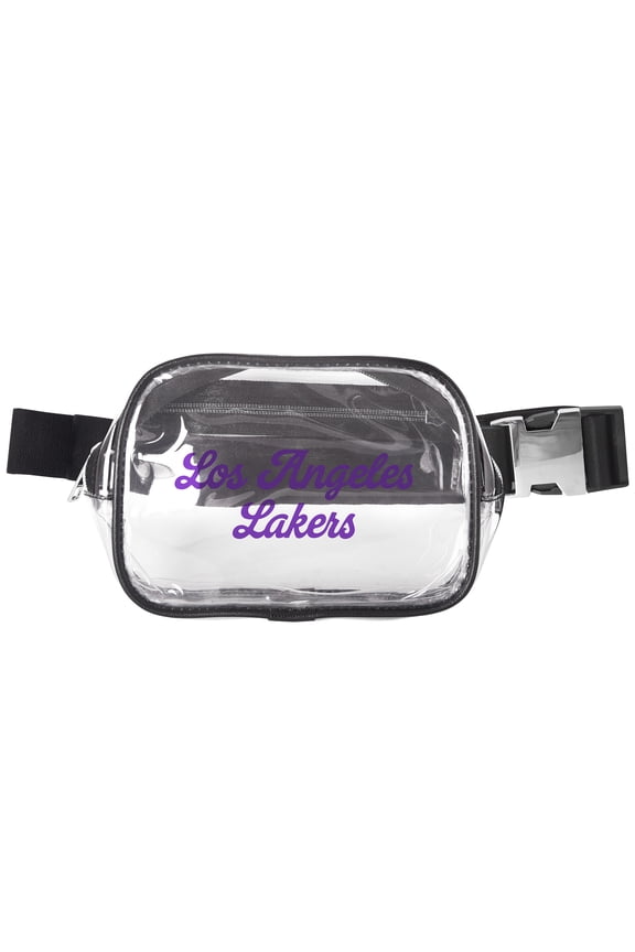 Los Angeles Lakers Clear Belt Bag