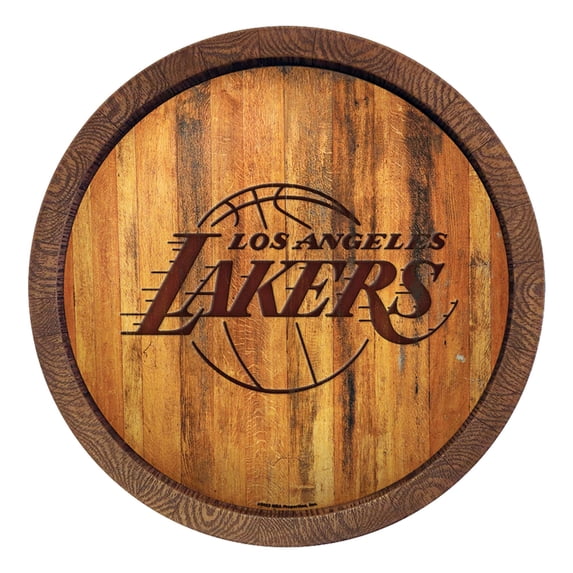 Los Angeles Lakers 20.25'' Faux Barrel Top Sign
