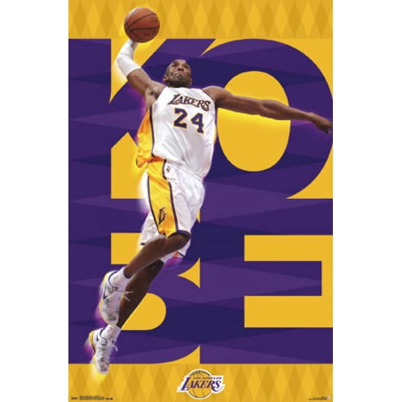 Los Angeles Lakers - Kobe Bryant 15 Laminated Poster Print (22 x 34)