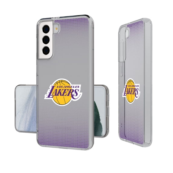 Los Angeles Lakers Linen Logo Galaxy Clear Case