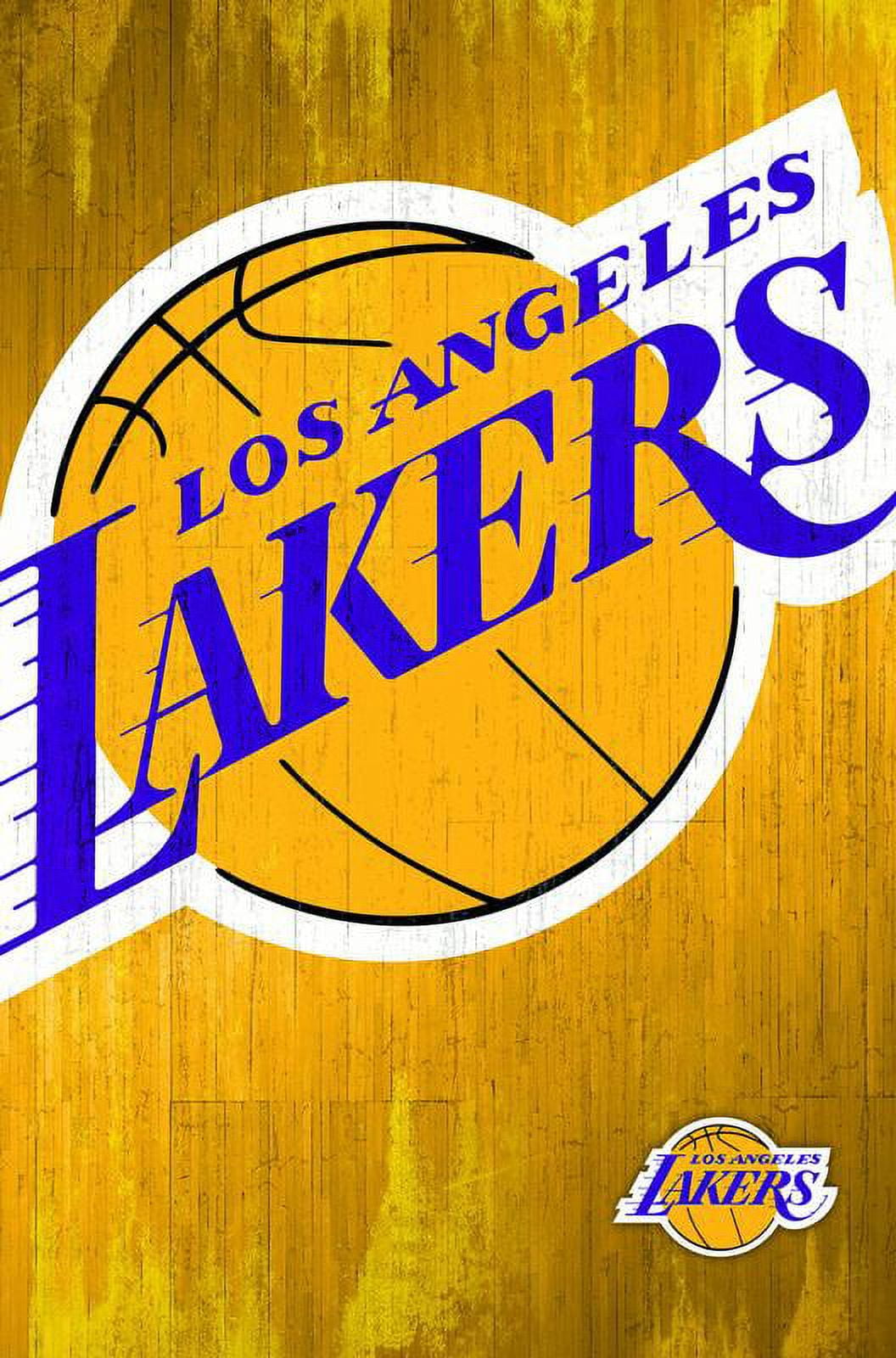 Trends International NBA Los Angeles Lakers - Logo 21 Wall Poster, 22.375  x 34, Unframed Version