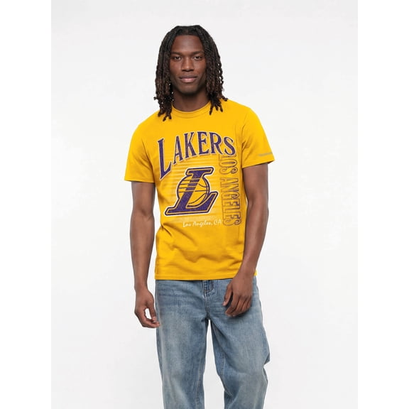 Los Angeles Lakers Reebok Mens Crew Neck Short Sleeve T-Shirt