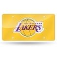 thumbnail image 1 of Los Angeles Lakers Yellow Laser License Plate, 1 of 2