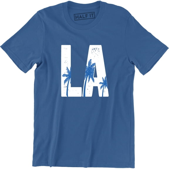 Los Angeles Logo LA Palm Tree Boulevard Men's T-Shirt