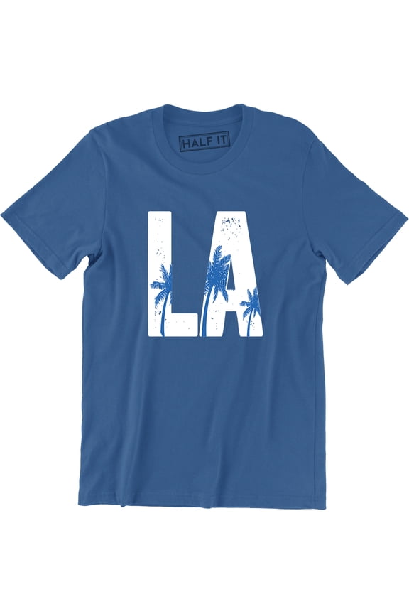 Los Angeles Logo LA Palm Tree Boulevard Men's T-Shirt