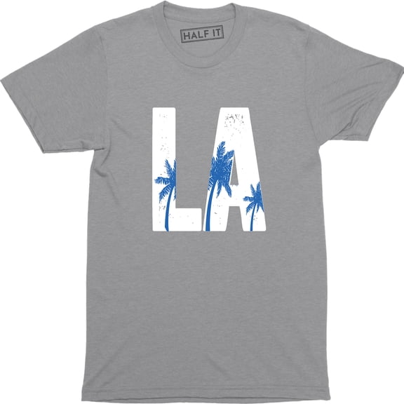 Los Angeles Logo LA Palm Tree Boulevard Men's T-Shirt