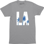 Los Angeles Logo LA Palm Tree Boulevard Mens T-Shirt