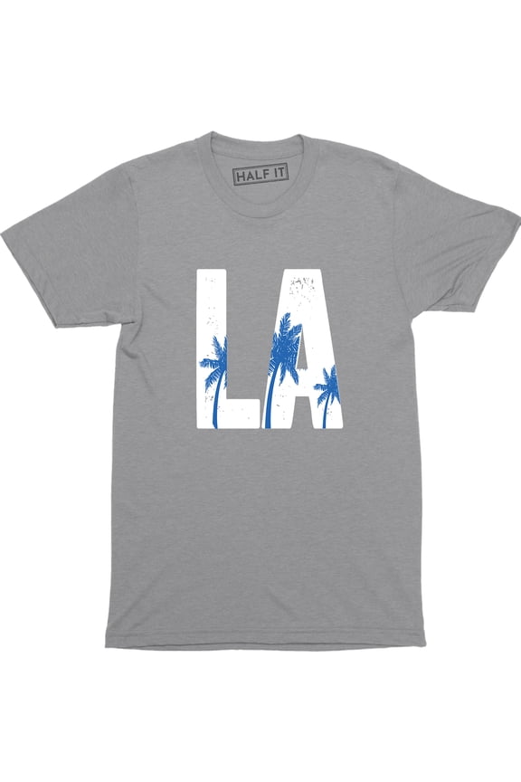 Los Angeles Logo LA Palm Tree Boulevard Men's T-Shirt