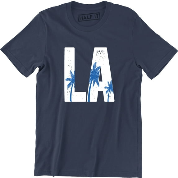 Los Angeles Logo LA Palm Tree Boulevard Men's T-Shirt