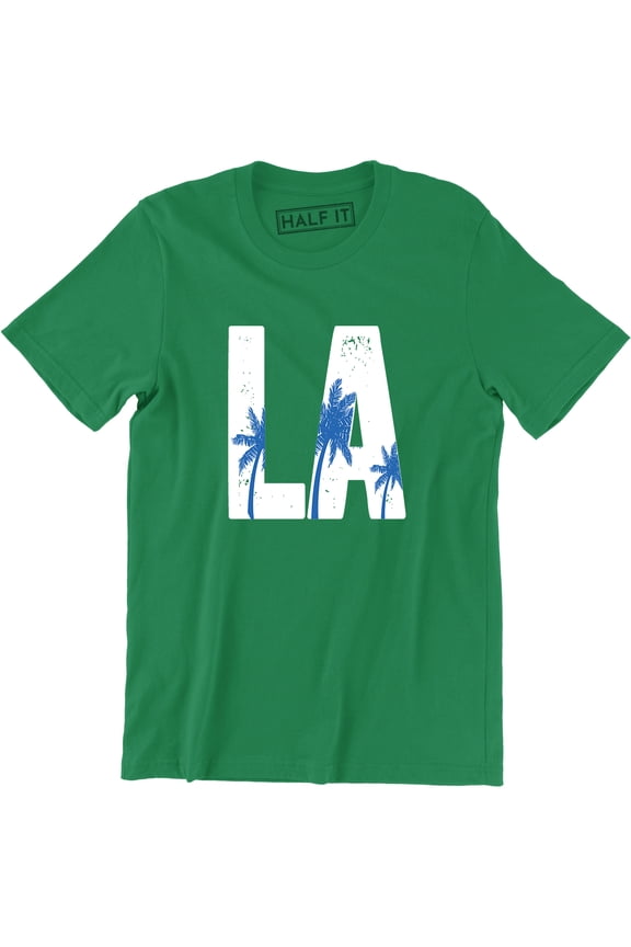 Los Angeles Logo LA Palm Tree Boulevard Men's T-Shirt
