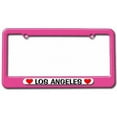 thumbnail image 1 of Los Angeles Love with Hearts License Plate Tag Frame, Multiple Colors, 1 of 1