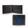 thumbnail image 1 of Los Angeles MLB Dodgers Embroidered Team Logo Black Leather Bi-fold Wallet, 1 of 1