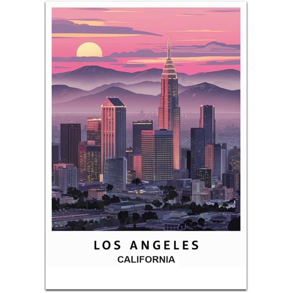 Los Angeles Map Retro Style Travel Canvas, Los Angeles Map Vintage Rustic Canvas Print, Home Office Wall Decoration, Los Angeles Map Country Canvas Canvas 8ehFhg