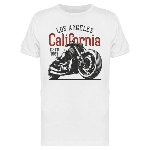 Los Angeles Motorcycles T-Shirt Men -Image by Shutterstock, Male Large