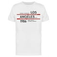 thumbnail image 1 of Los Angeles Original Handcraft T-Shirt Men -Image by Shutterstock, Male x-Large, 1 of 2