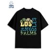 thumbnail image 1 of Los Angeles Palm men Los Angeles 180G 100% Cotton black cut graphics Fashion Unisex Shirt Printed tshirts Trendy Unisex Shirt Short Sleeve tshirts Trendy Unisex Shirt Graphic tshirts, 1 of 7