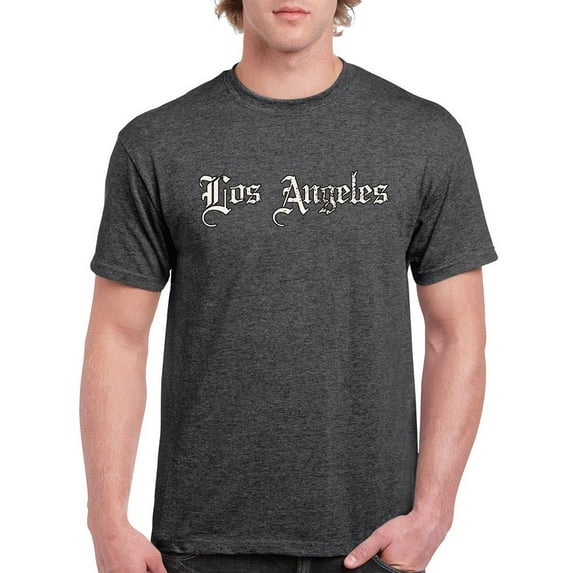 Los Angeles Quote T-Shirt Men -Image by Shutterstock, Male 5X-Large
