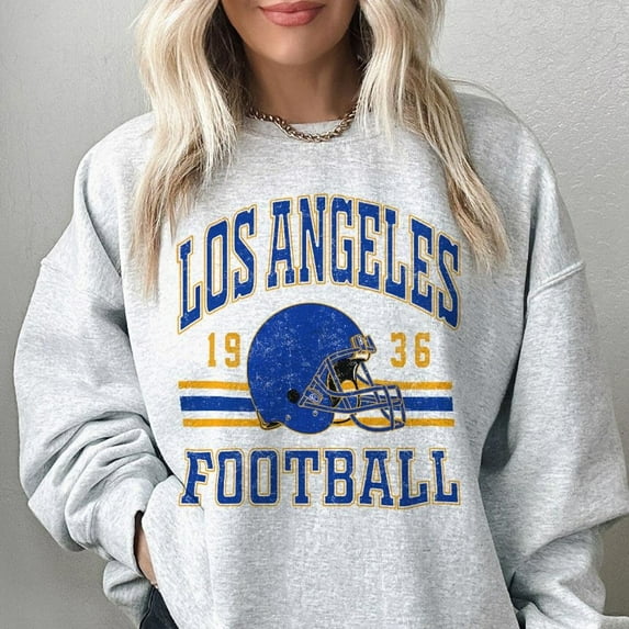 Los Angeles Ram Football Vintage Sweatshirt, Football Game Day Gift For Fan Shirt,Ash Color,Size L
