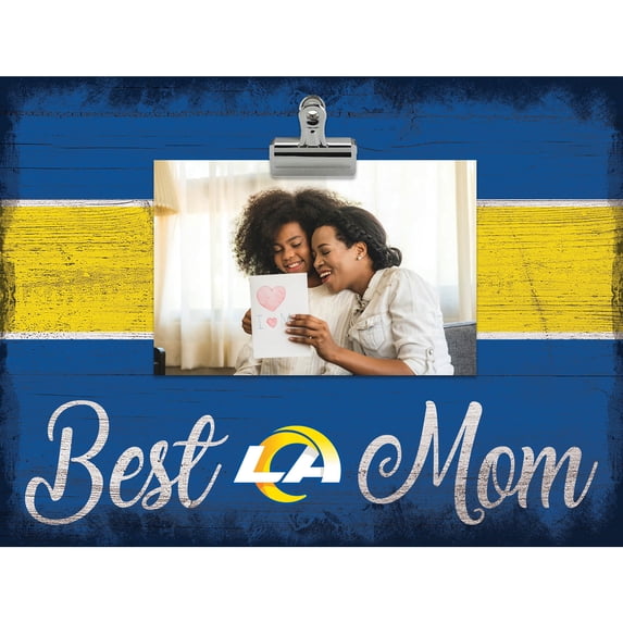 Los Angeles Rams 10.5'' x 8'' Best Mom Clip Frame